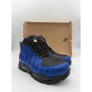 Nike ACG Foamposite Boot Dark Neon Royal Black RARE Mens 10.5 333791-502 OG Box